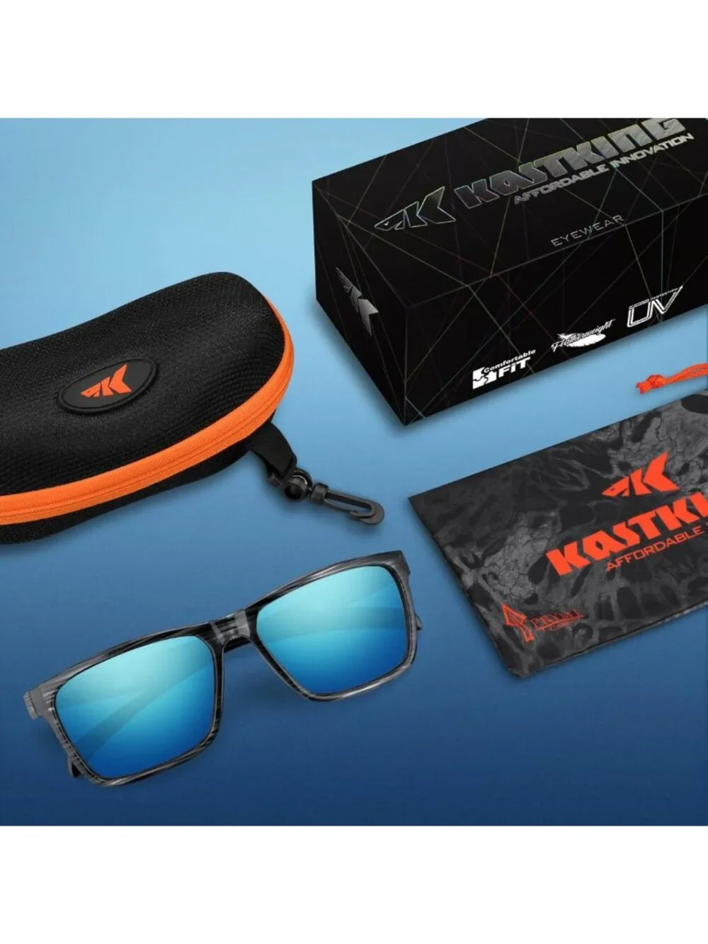 Polarized Sport Sunglasses for Men & Women | UV Protection, Lightweight, Durable